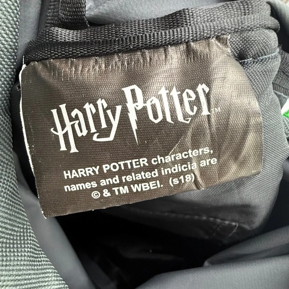 Harry Potter Slytherin Roll Top Crossbody Messenger Bag Green Gray 2018